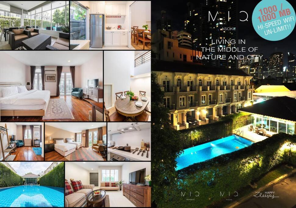 Miq_home403/asok Bts/resort Pool/9pax/1000mbwifi Biệt thự